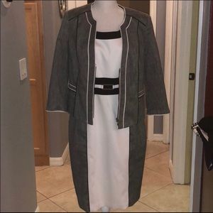 WHBM sheath dress with matching jacket